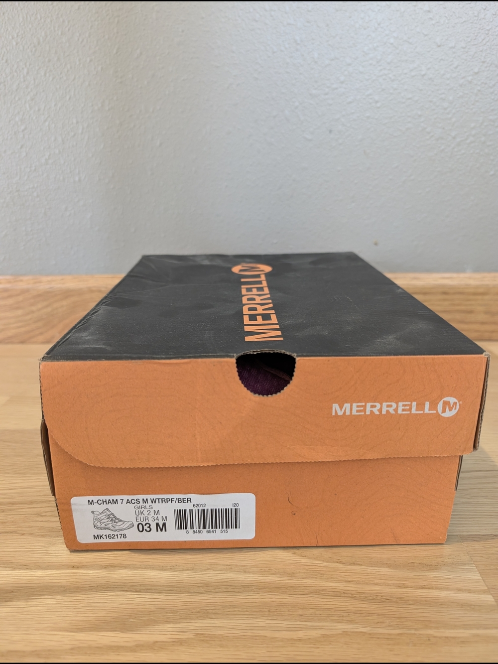 Merrell Girl's Hiking Boot- ChameleonWith Box - Picture 3 of 7